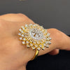 Floral Adjustable Ring