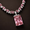 Rose Crystal Necklace Set