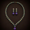 Orchid bloom Necklace Set