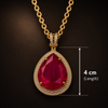 Crimson Doublet Pendant