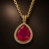 Crimson Doublet Pendant